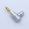 1pc Jack 3.5mm 4 Pole Stereo Audio Right Angle Barss Plug Jack Cable Solder Adapter Connector ► Photo 2/6