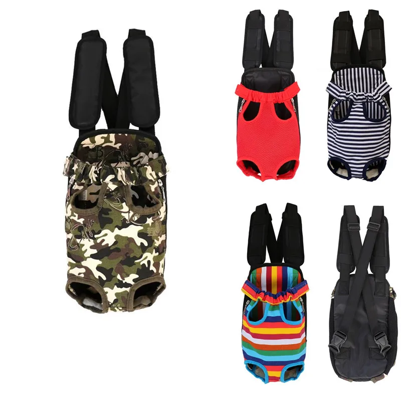Pet Carrier Canvas Dog Bag Breathable Mesh Backpack Easy Portable Outdoor Riding Hiking Travel Knapsack For Cat Small | Дом и сад