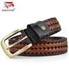 DINISITON  Braided Belt For Mens Woven Belts Luxury Genuine Leather Cow Straps Hand Knitted Designer Men For Jeans Girdle Male ► Photo 1/6