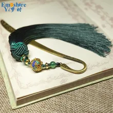 Пользовательский золото цветная Закладка надписи китайский Стиль креативный подарок оригинальную подарочную кисточкой надписи закладка для книги для студентов M173