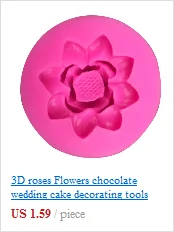 2 шт./компл. лепесток листьев розы формы силиконовые инструменты для украшения торта Fondant(сахарная) 3D с цветами, на свадьбу, пресс-форма для торта T1197