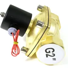 Высокое качество 2 шт. в лоте 2 дюйма водный соленоид клапан 8Bar Давление неболшой клапан тела DC12V DC24V AC110V или AC220V