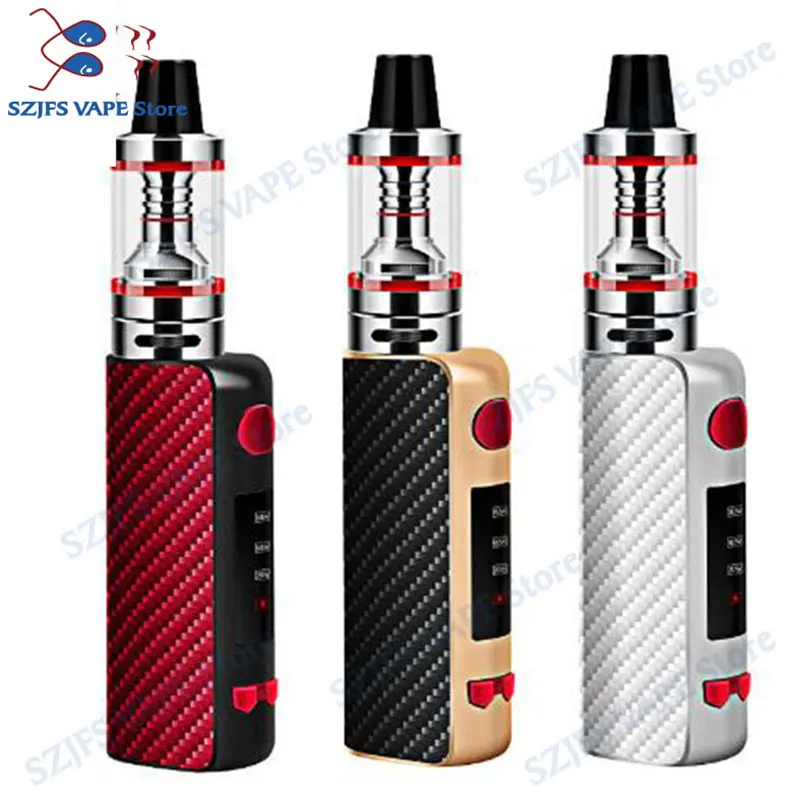 

New TXW 80w electronic cigarette vape box 2200mAh Built-in battery with LED huge vaporizer Vapor 2.5ml Atomizer e cigarette Vape