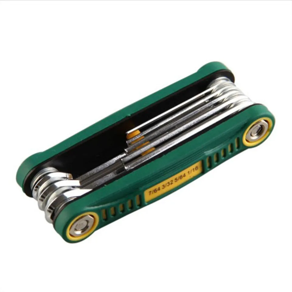 

DECUT 8 in 1 Folding Ball Point Key Set Ball End Hex Key Spanner Metric Allen Wrench Key