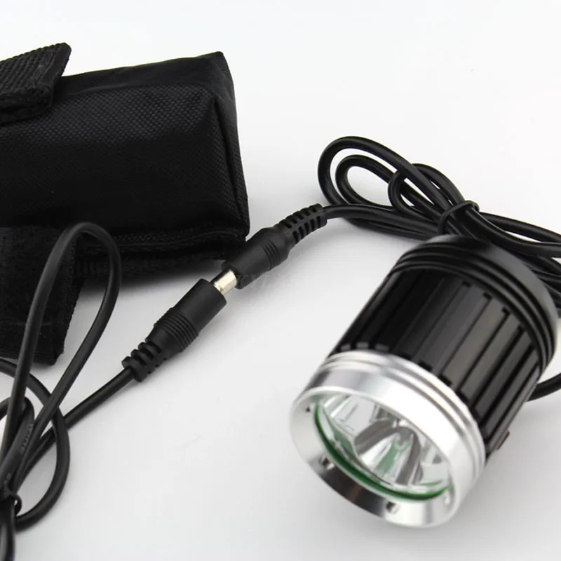 Cheap 4000 Lumens 3x  XM-L T6 LED Headlight 3T6 Headlamp Bicycle Bike Light Waterproof + Battery Pack Free Shipping 16