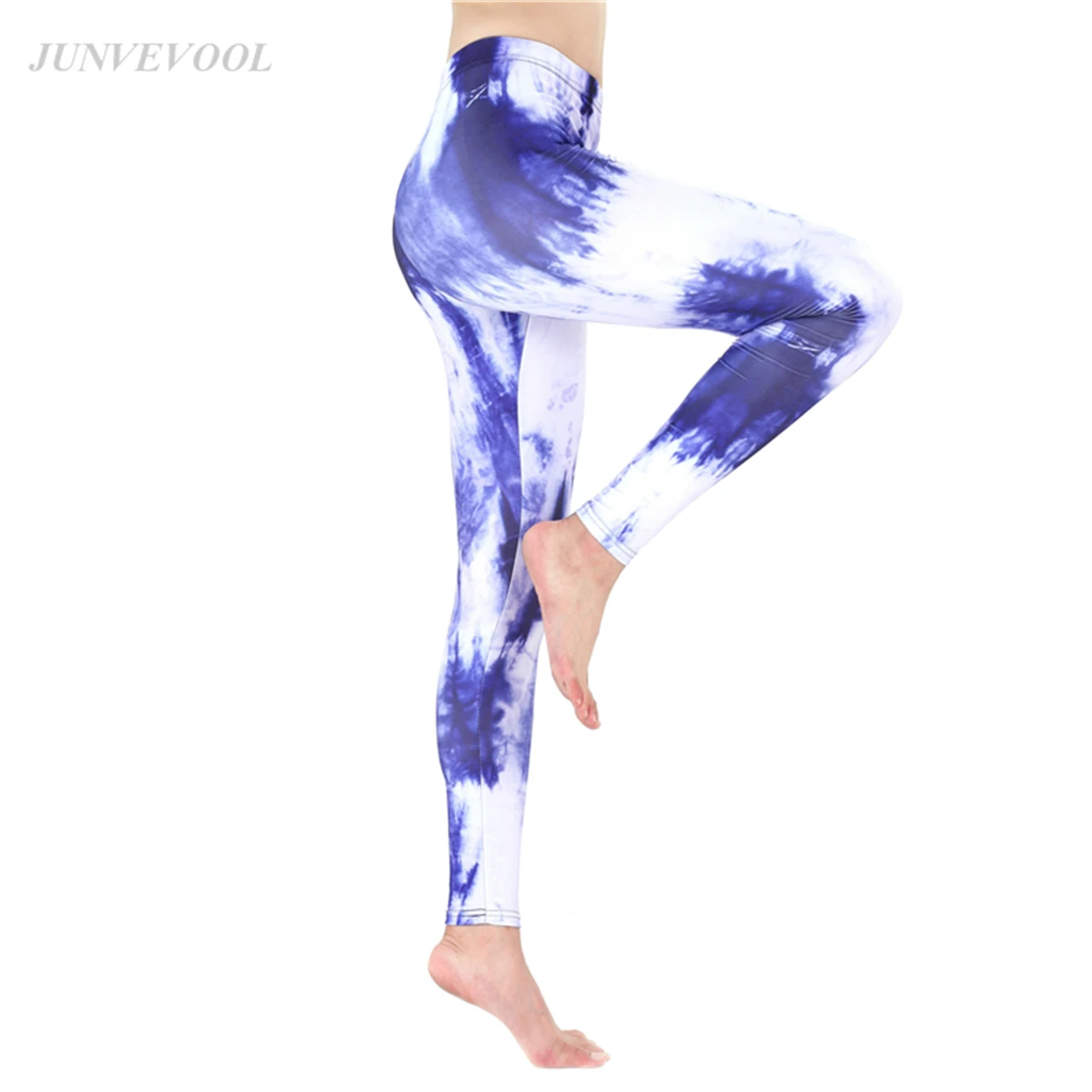 Sexy Women Leggings Tie Dye Fitness Legins High Elastic Femme Pencil