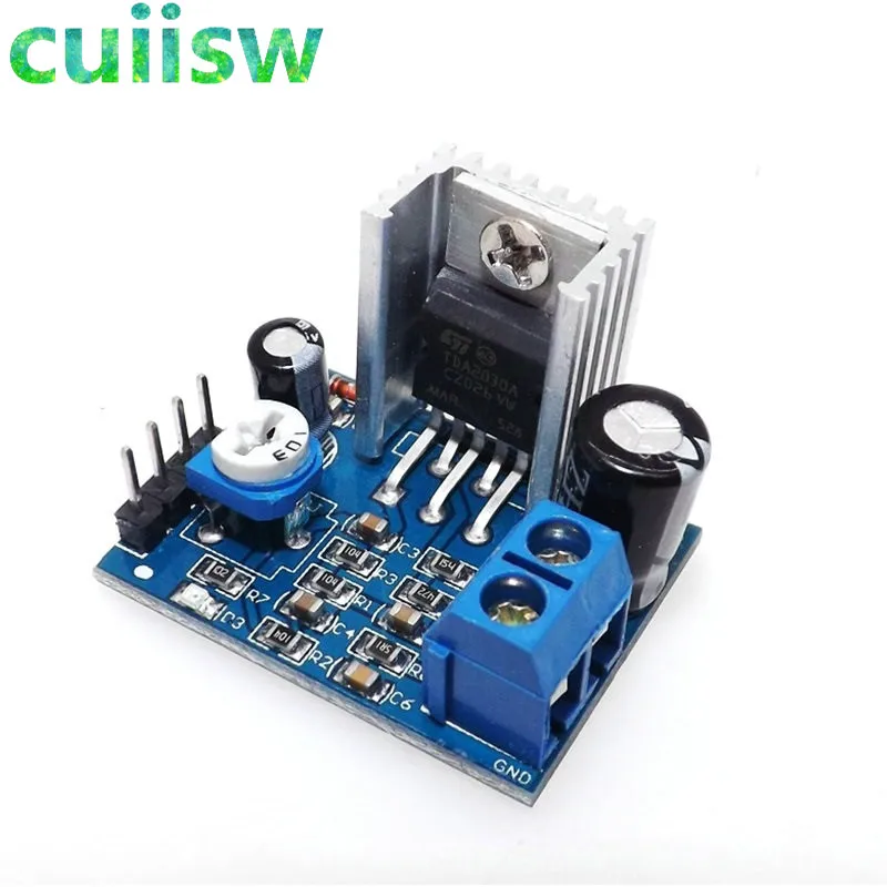 

TDA2030A Module DIY Kit Parts 6-12V Single Power Supply Audio Amplifier Board Module