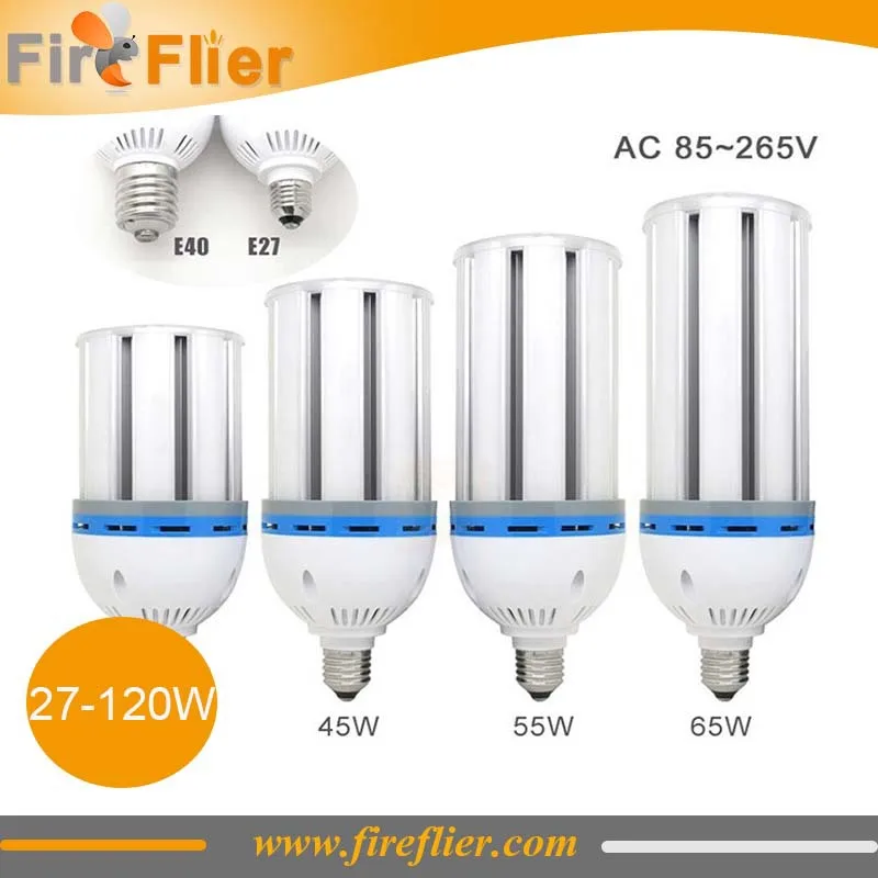 

Free Shipping 20pcs/lot outdoor industrial led bulb e40 20w 30w 40w 50w 60w 80w 100w 120w led low bay corn lamp e27 3000K 6000K