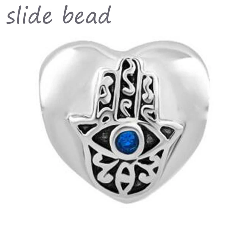 Fit Pandora Charm pulseras cristal azul mal de encanto en Hamsa islámica mano de Fátima|pandora charms|fit pandorapandora charm bracelet - AliExpress