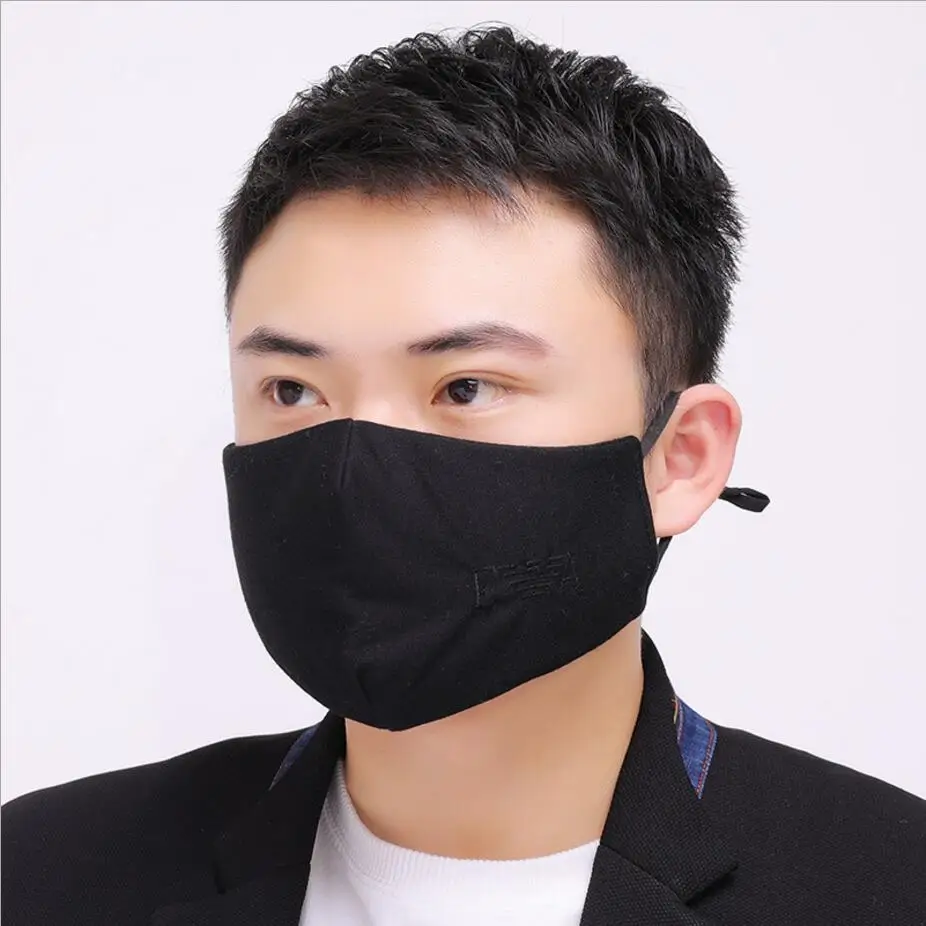 Новая осенне-Весенняя дышащая маска для рта для мальчиков и девочек, противопылевая хлопковая маска, муфельная мужская маска, маски для лица для защиты от гриппа для мужчин