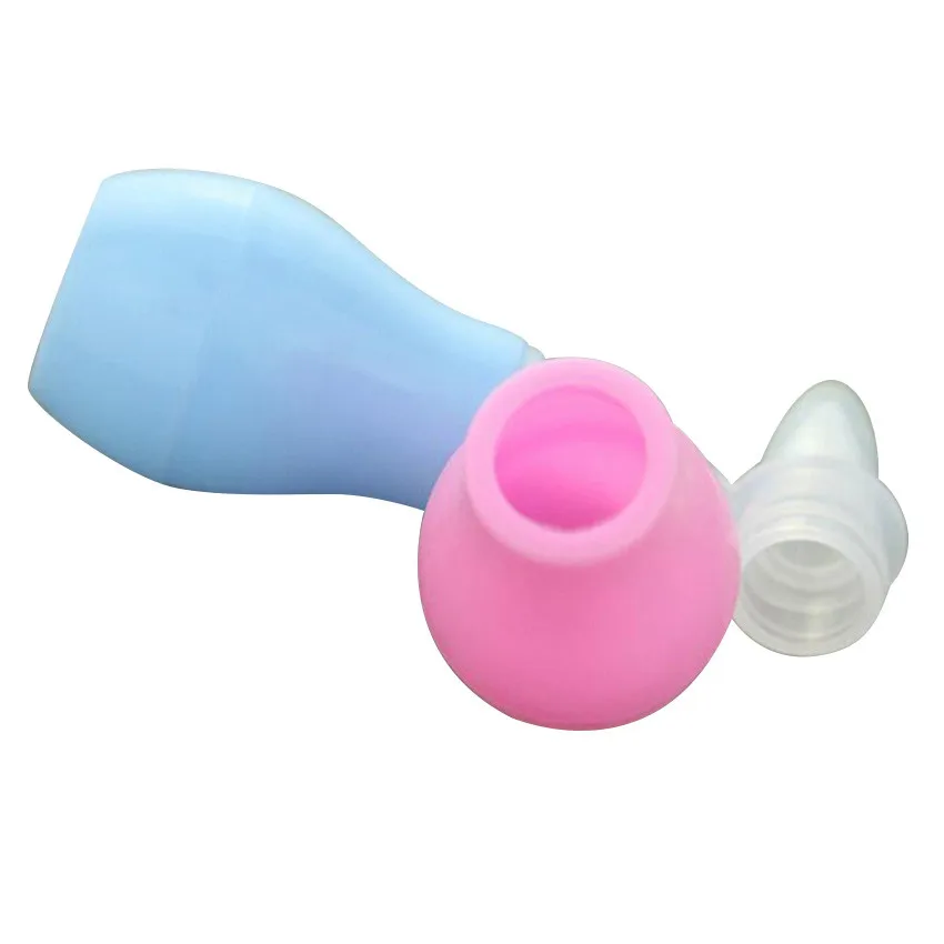 Незаметный дизайн малыша носовой аспиратор слизи всасывающий Вакуумный аспиратор наконечник Runny нос очиститель pink/ синий