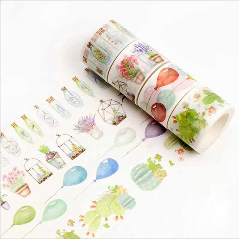 

Little fresh Love Life series washi tape DIY Decorative scrapbooking stickers album Scrapbook masking tape adhesive tapes
