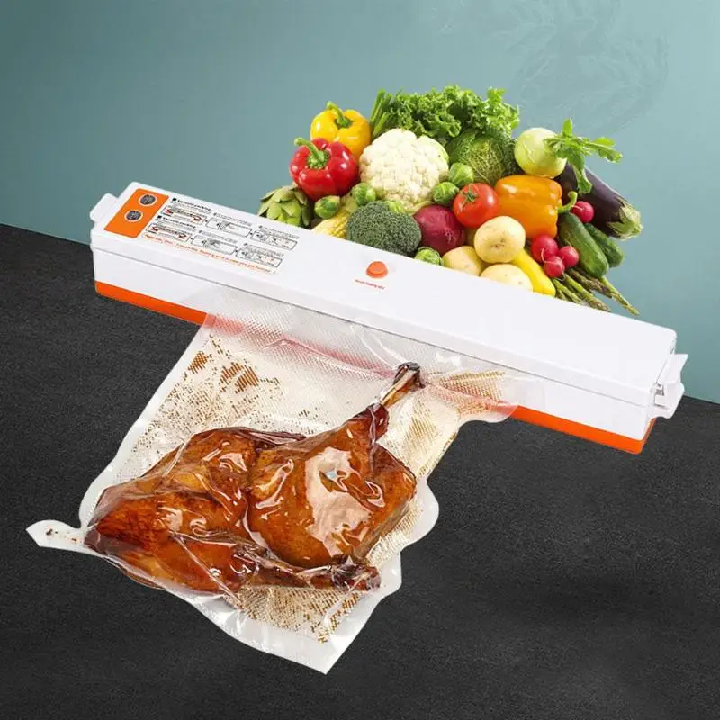 

Automatic Vacuum Sealer Packer Household Food Vacuum Sealing Machine Preservation Sealer Film Container Food Sealer Saver