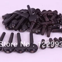 4 комплекта скрипки peg+ 10 шт endpin черное дерево инкрустация скрипки части