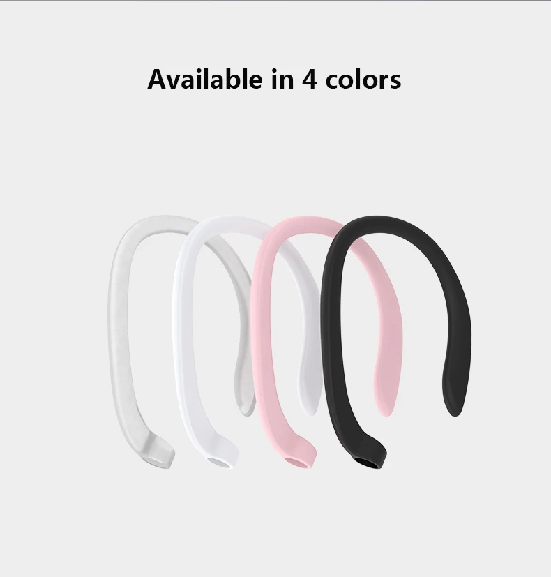 Protective Earhooks Holder Secure Fit Hooks for Airpods Apple Wireless Earphone Accessories Silicone Sports Anti-lost Ear Hook