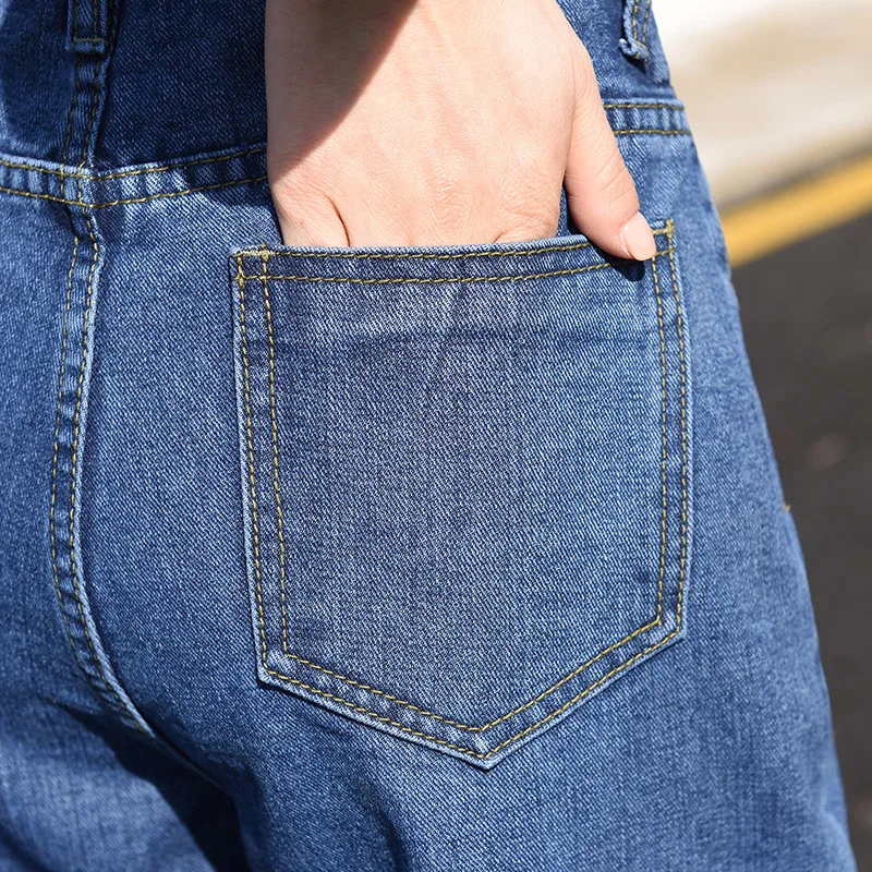 Woman Jeans High Street Wide Leg Pants Loose Chic Baggy Boyfriend Jeans For Women 2019 Harajuku Denim Pants Mom Jeans Big Size