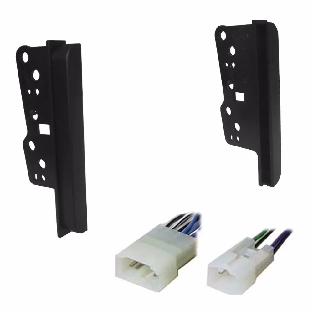 Full Kit For Toyota Fascia Side Trims Stereo Fitting Harness Wiring Mount Facia Dash Kit