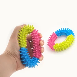Tricolor Spiky Sensory hand Ring Kids Antistress Fidgit Toy For Autism ADHD Relieve Anxiety Increase Focus Decompression Toy