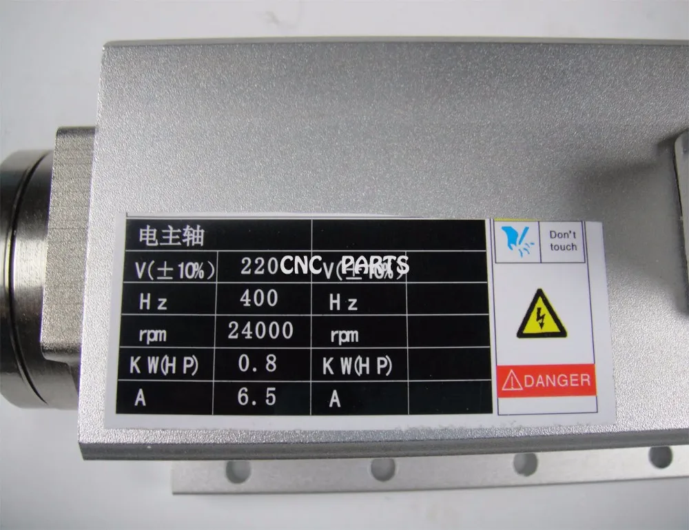 800 Вт воздушного охлаждения шпинделя квадратный модель ER11 ЧПУ мотор шпинделя станка