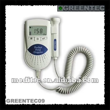 

External Sound with Gel CE FDA Approved Pocket Prenatal Fetal Doppler, LCD Display Baby Heart Rate Monitor fetal heart monitor
