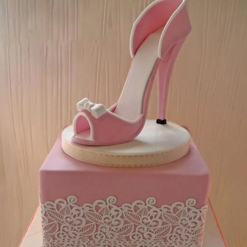 9 шт./компл. на высоких каблуках обувь Fondant (сахарная) пресс форма для торта из