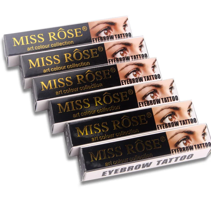 Бренд MISS ROSE, легко носить, жидкая татуировка, для бровей, ТИНТ, гель, Длительное Действие, водостойкие пигменты, хна, брови, гель для бровей, макияж