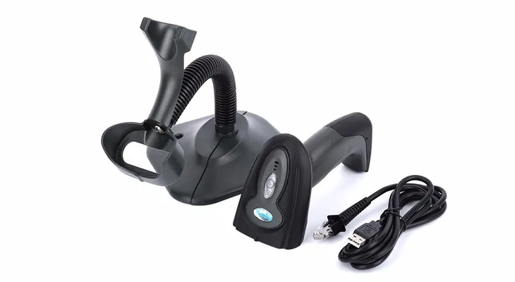 

Light-Wight Free hand auto-sense wired laser barcode scanner / reader