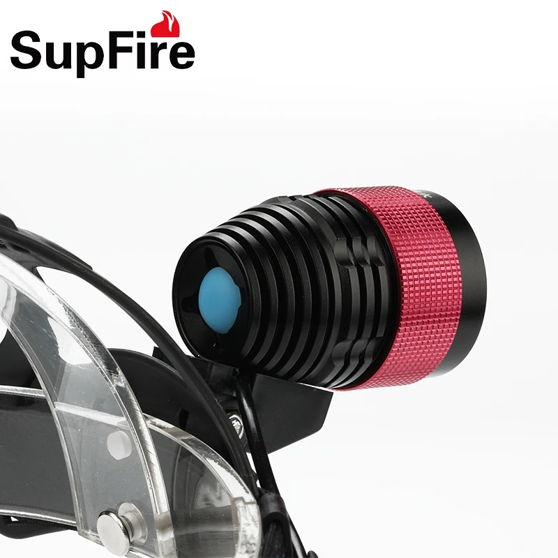 SupFire налобный фонарь светодиодный CREE фара HL01 охотничий рыболовный лоб 800лм 3 * АА