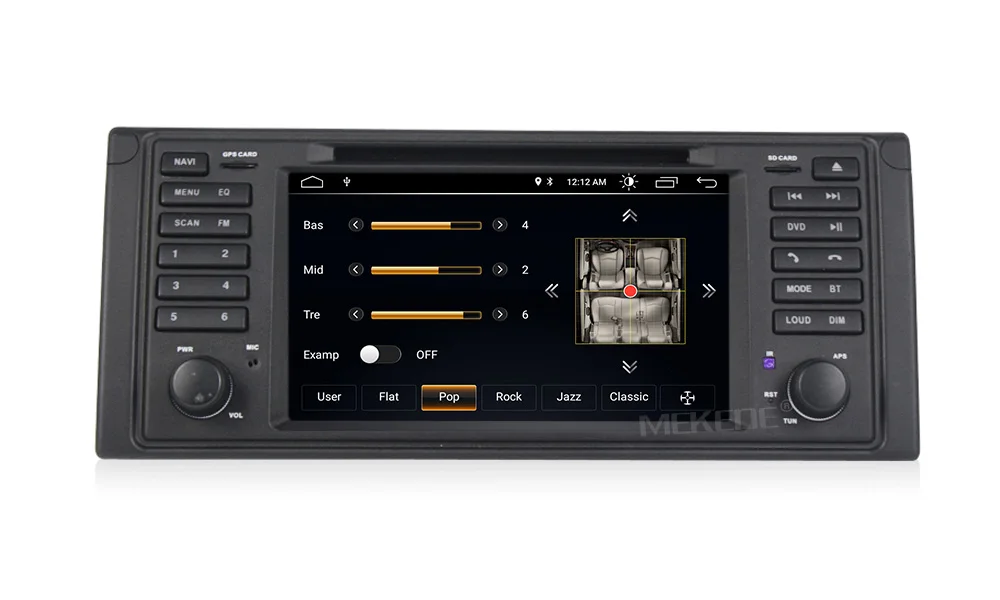Flash Deal MEKEDE 1din Android 8.1 Car DVD GPS player For BMW E39 E53 X5 M5 with wifi BT GPS navigation 3G multimedia free shipping 30