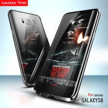 Для Samsung S8 5.8 inch Металлический Каркас Бампер Galaxy S8 Протектор Аксессуар Орхидея Серый Черное Золото Синий Цвет Оболочки Корпуса крышка