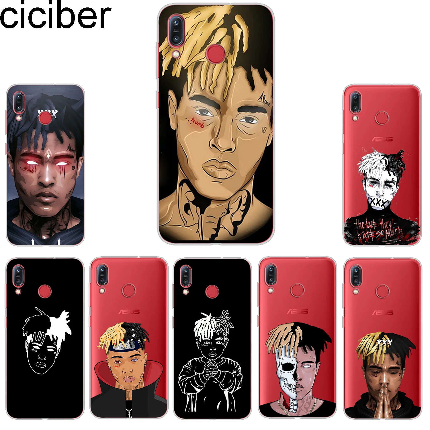

ciciber Phone Cases For ASUS Zenfone Max Pro (M1) (M2) Case Soft Back Cover ZB601KL ZB602KL ZB631KL ZB633KL ZB555KL Xxxtentacion