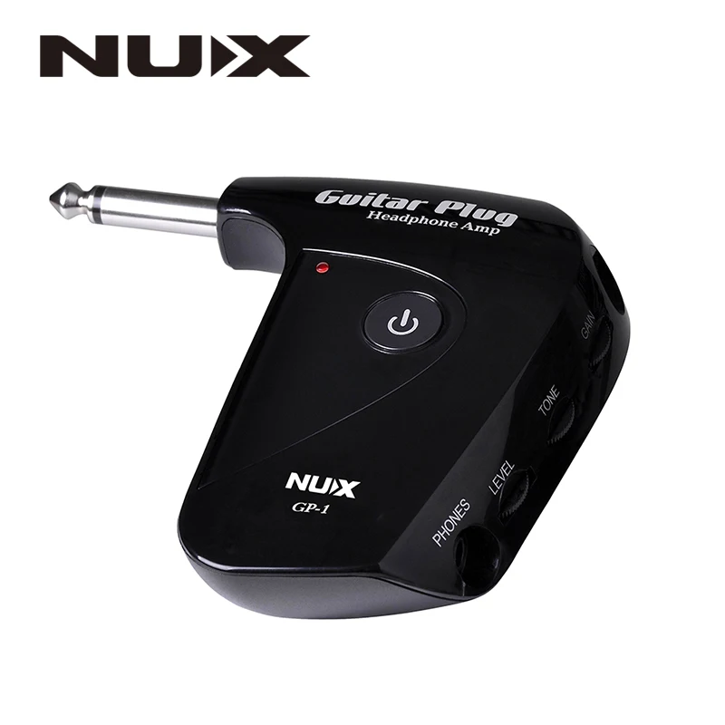 Высококачественный портативный усилитель для электрогитары NUX GP 1 мини наушников