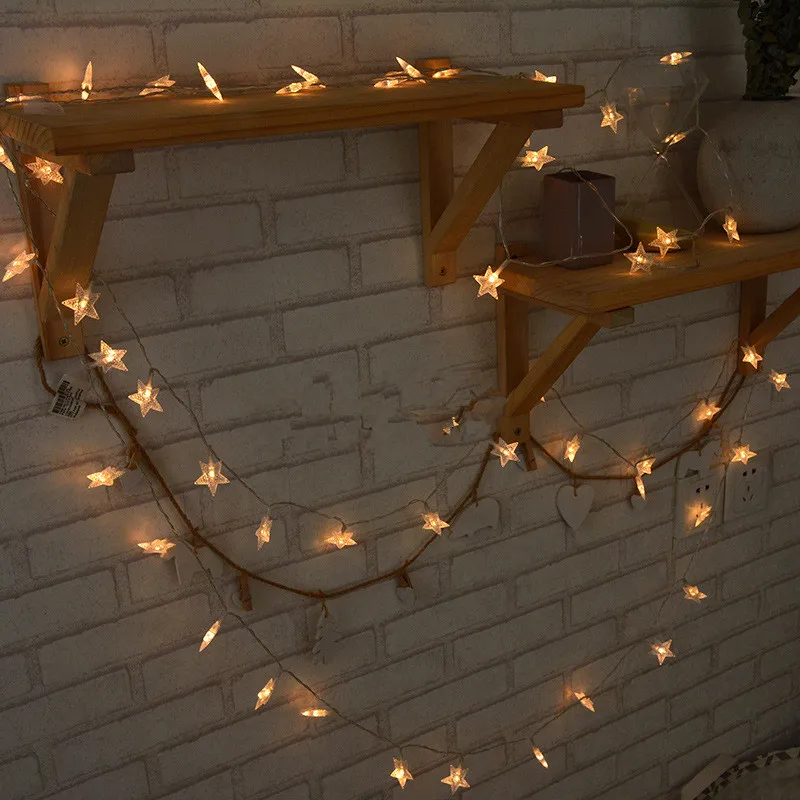 

6M LED Star twinkle USB string light Wedding Birthday indoor and outdoor decoration fairy waterproof lights Battery Operate