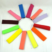 200 шт./лот компанией DHL эскимо держатели неопрен держатель для мороженого Ice рукава морозильная камера изолированные эскимо рукавом