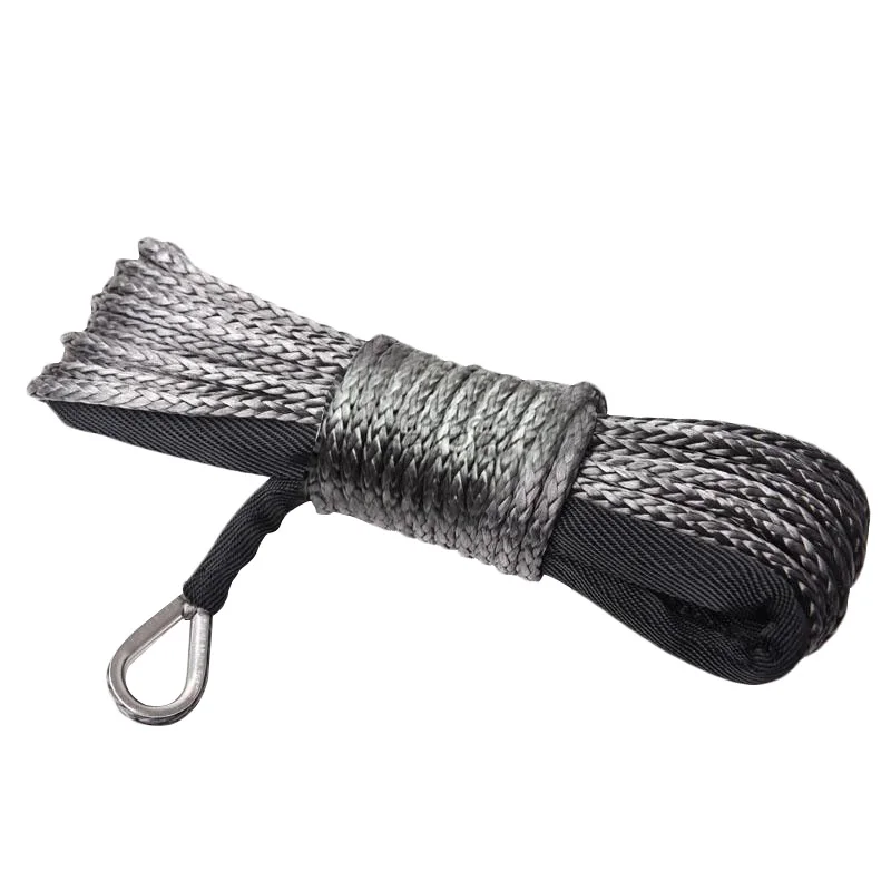 3/16 بوصة x 33 قدم الاصطناعية حبل رفع 5800LBs ATV UTV SUV رمزي كابل خط W/غمد