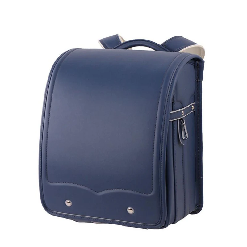 

2019 NEW Japan schoolbag Kids Backpack with hasp solid upscale waterproof PU Orthopedic School Bags Children Primary Grade 1-5