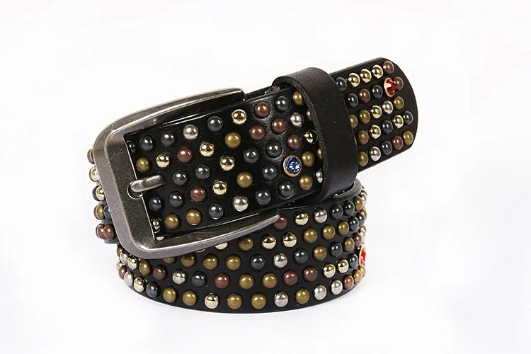 

Free Shipping,2018 style fashion,100% Real cow leather buckle belt.brand genuine leather rivet belts,women quality,sales