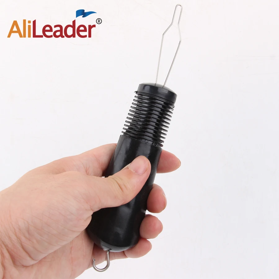 AliLeader Regular Jumbo Loop Button Hook, Rubber Zipper Puller and Button Assist Tool with Thick