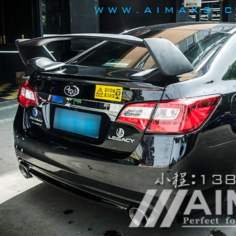 Стиль STI для subaru Legacy спойлер из углеродного волокна заднего багажника 2016 2017