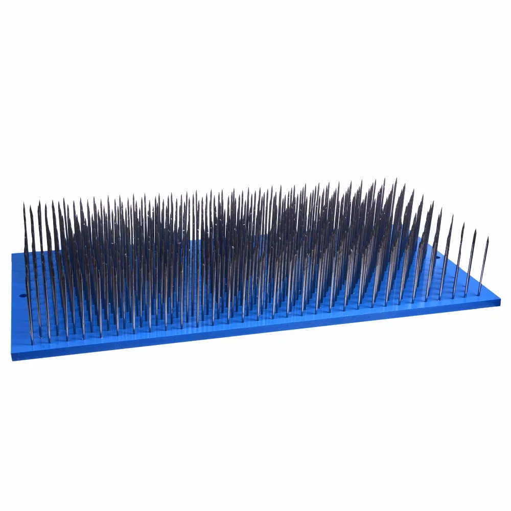 Hackle 580 зубьев из нержавеющей стали иглы Hackles для производства необработанных волос объемные волосы для наращивания заводское использование