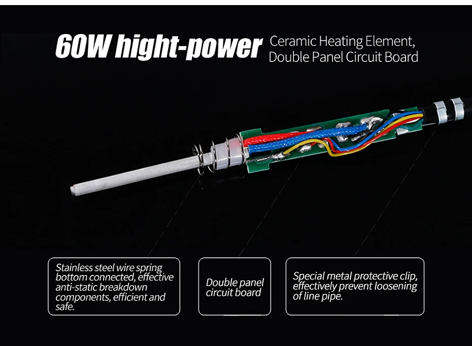 YIHUA 899D II паяльная станция 720 Вт 2 в 1 SMD паяльная станция с горячим воздухом 60 Вт паяльник BGA сварочная печатная плата паяльная станция