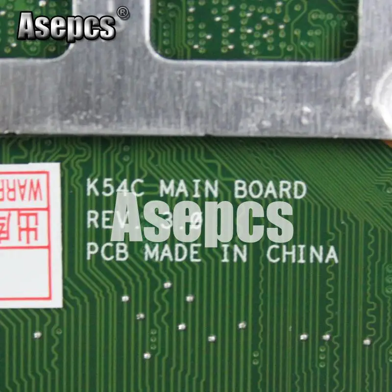 Asepcs для ASUS X54C K54C материнская плата для ноутбука hm65 REV.3.0 с I3-2370U тестом