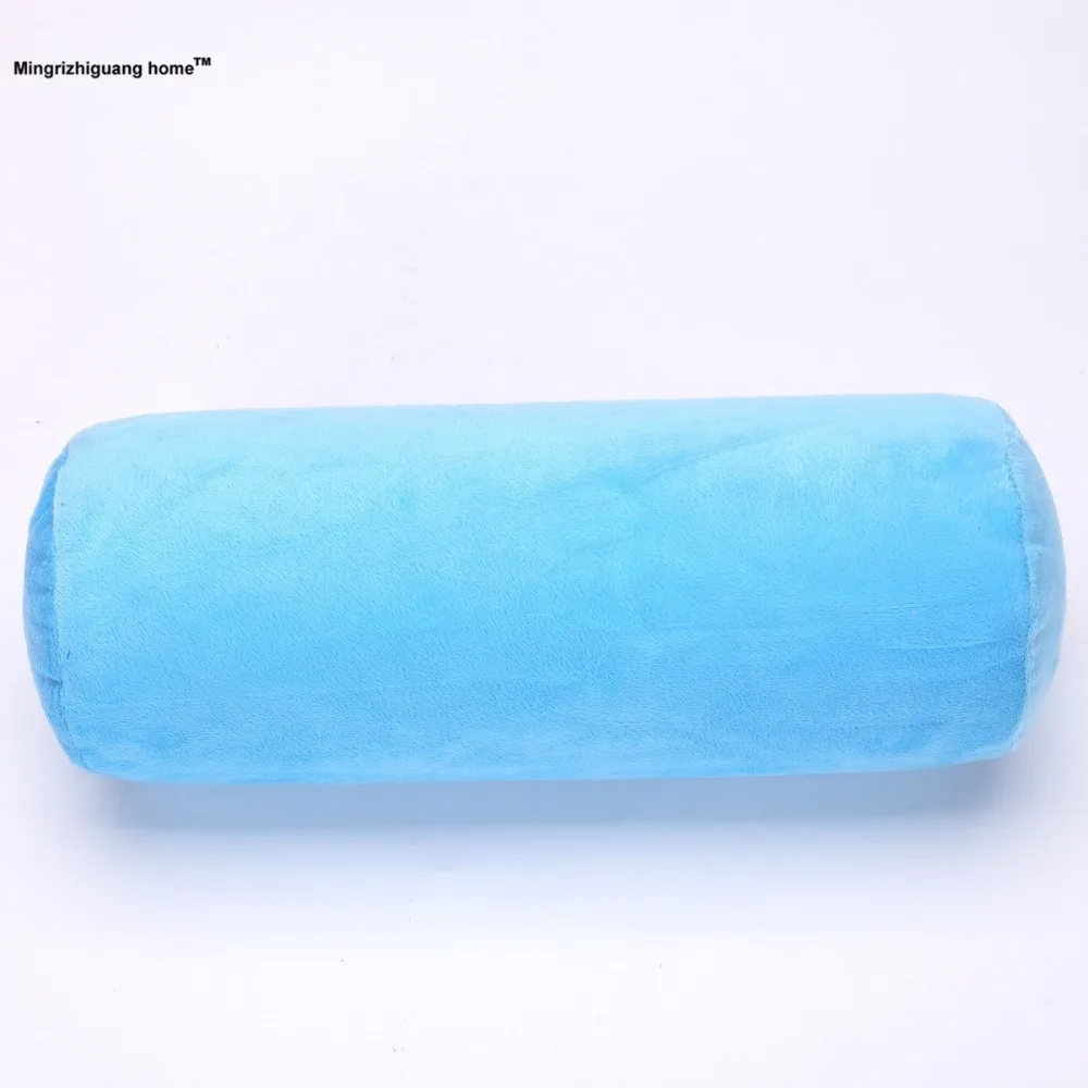 1PC Long pillows for bed detachable solid Mianma candy cylinder waist
