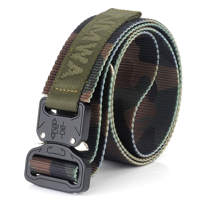 

14 Type Canvas Military Belt Men Elastic Tactical Belts For Jeans Pants Long Nylon Strap Metal Buckle Release Fast Hunting Gift