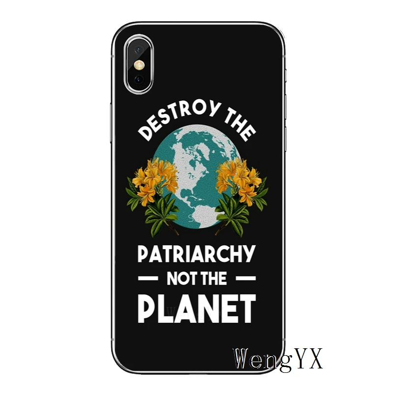 Разрушите Патриархию не планету для iPhone X XR XS Max 8 7 6s 6 plus SE 5s 5c 5 4s 4 iPod Touch чехол мягкий чехол для телефона - Цвет: The-Planet-A-10