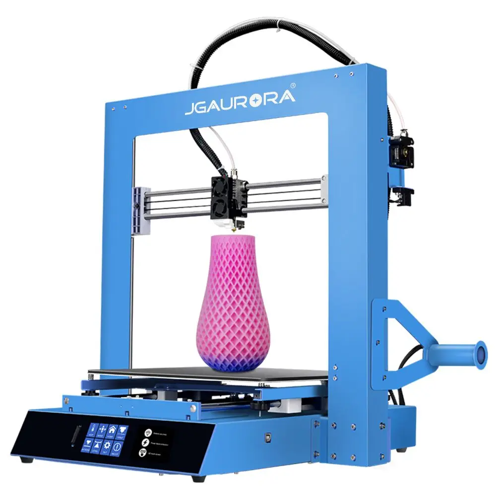 JGAURORA Новый 3D принтер A1 большой размер печати 300x300x300 мм сплав экструдер сбой питания повторная печать impresora 3D JGAURORA Новый 3D принтер A1 большой размер печати 300x300x300 мм сплав экструдер сбой питания повторная печать impresora 3D