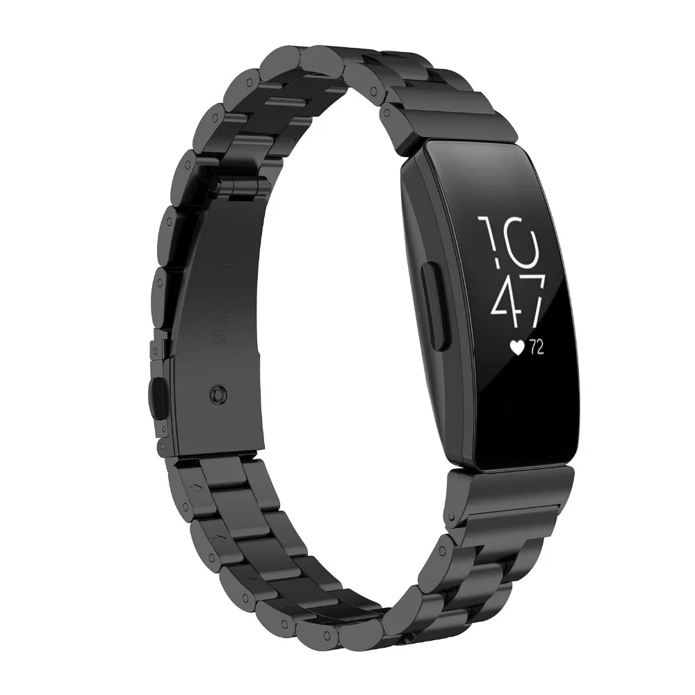 Для Fitbit Inspire/Inspire HR/ace2 полосы Нержавеющая сталь металлический сменный ремешок браслет на запястье Для женщин человек 4,23