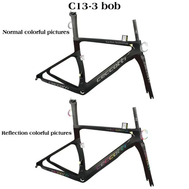 Углеродная дорожная рама 2019 CECCOTI BSA/BB30/PF30 cadre velo carbone route углеродная велосипедная