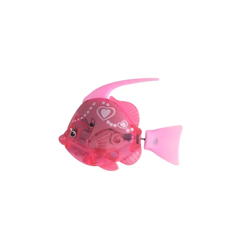 Флэш плавающий ming электронный Рыба Pet игрушки для ванной на батарейках плавающий робот для детей Детская ванна рыболовный бак украшение подарок - Цвет: C-1
