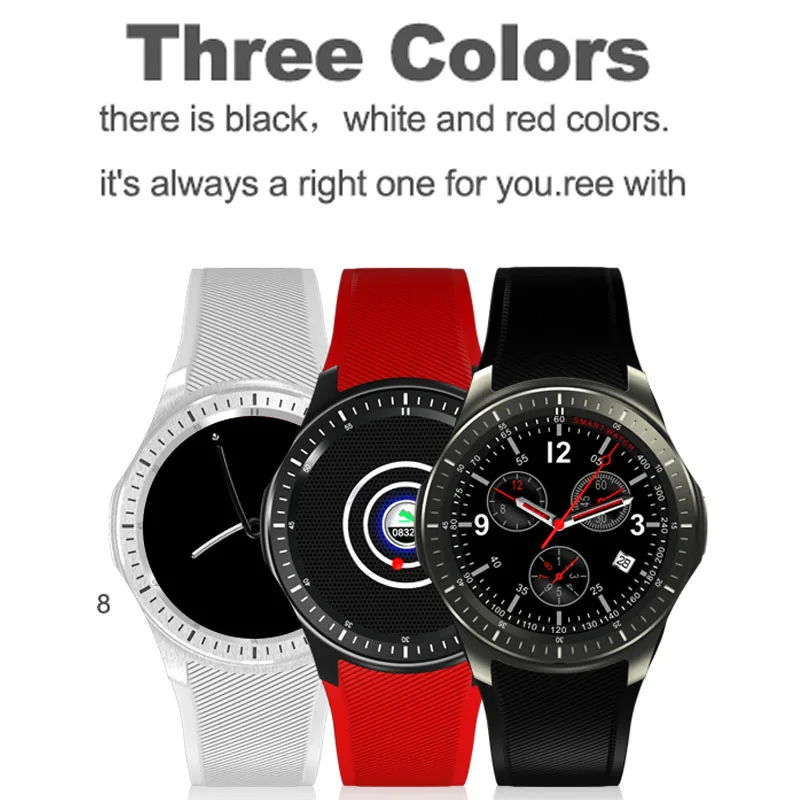 Best Business Gift 3G Smart Watch MTK6580 Android 5.1 Quad Core Heart Rate GPS Smartwatch For IOS&Android Phone Watch